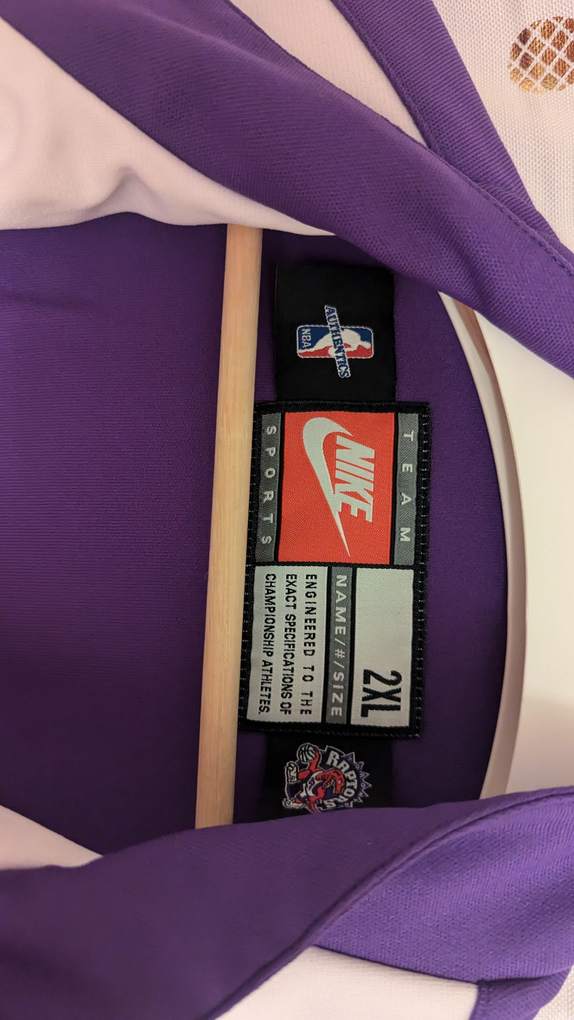 NBA × Nike × Vintage Toronto Raptors Team Issue Warm Up Jacket 1999-2000 Size US XXL / EU 58 / 5 - 3 Thumbnail