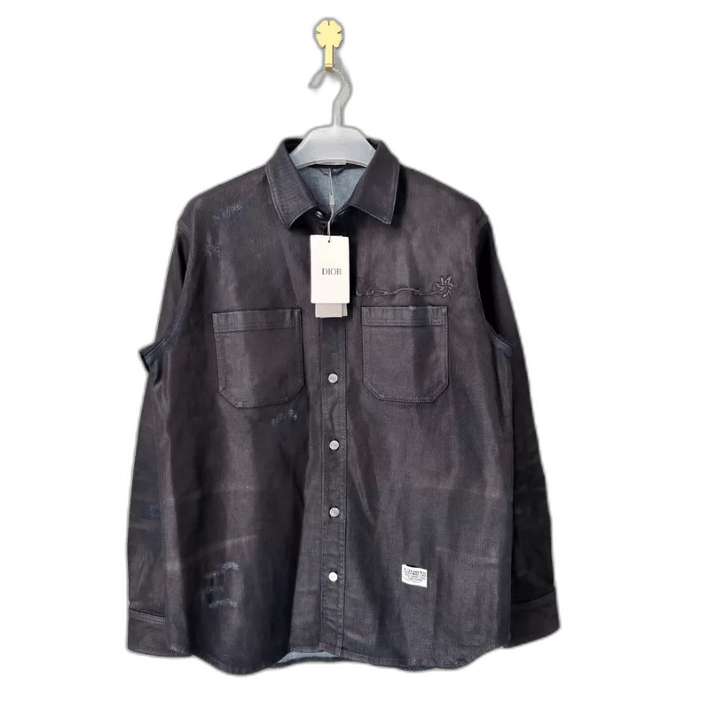 Dior dior x travis scott geometric long sleeve shirt Size US M / EU 48-50 / 2 - 1 Thumbnail