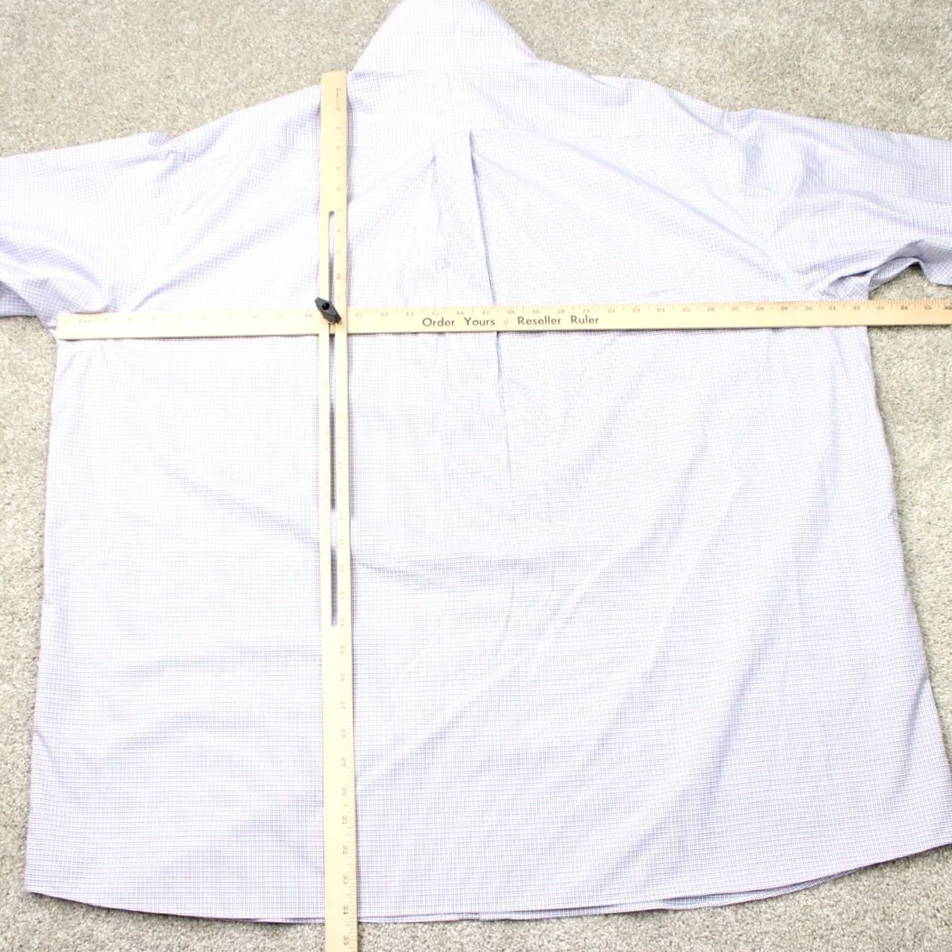 Jos. A. Bank Jos A Bank Shirt Men 20, 36 Blue/Red Traveler Traditional Fit Cotton Long Sleeve Size US XXL / EU 58 / 5 - 7 Thumbnail