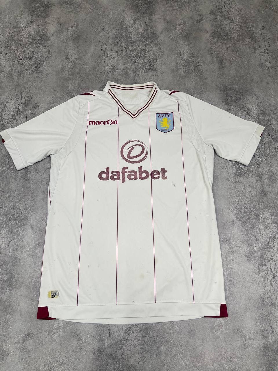 Other Aston Villa FC 2017/18 AwayFootballShirt Jersey White Macron Size US L / EU 52-54 / 3 - 1 Thumbnail