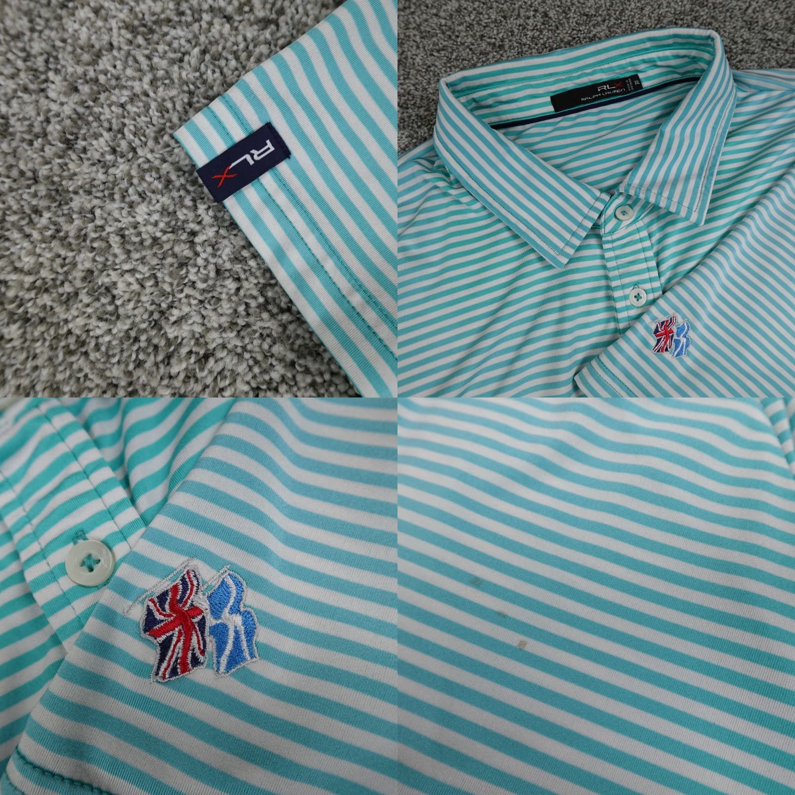 Ralph Lauren Ralph Lauren Polo Shirt Mens 2XL XXL RLX Performance Frederica Golf Club Stretch Size US XXL / EU 58 / 5 - 8 Thumbnail