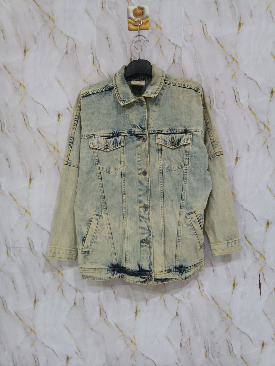 Bershka BERSHKA DENIM JACKET Size US L / EU 52-54 / 3 - 1 Thumbnail
