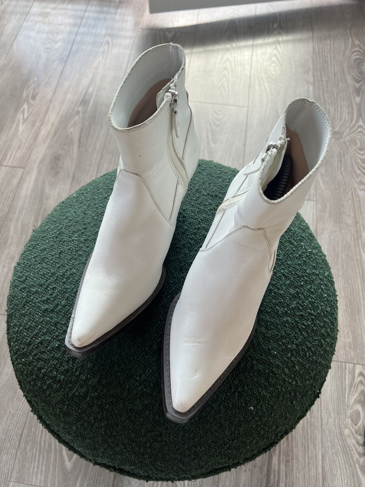 Zara Avant Garde Y2k Leather Opium Archival Zara Woman Boots Size US 6 / IT 36 - 10 Thumbnail