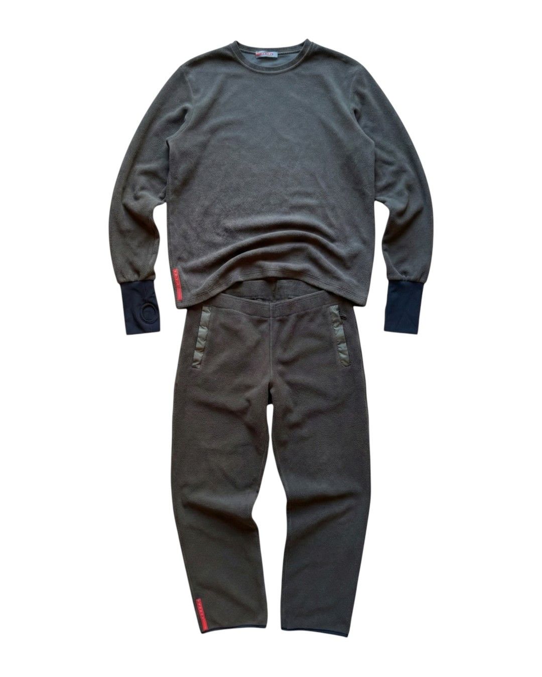 Prada ARCHIVE A/W 1999 FLEECE SKI SET SWEATER /PANTS Size US M / EU 48-50 / 2 - 1 Thumbnail