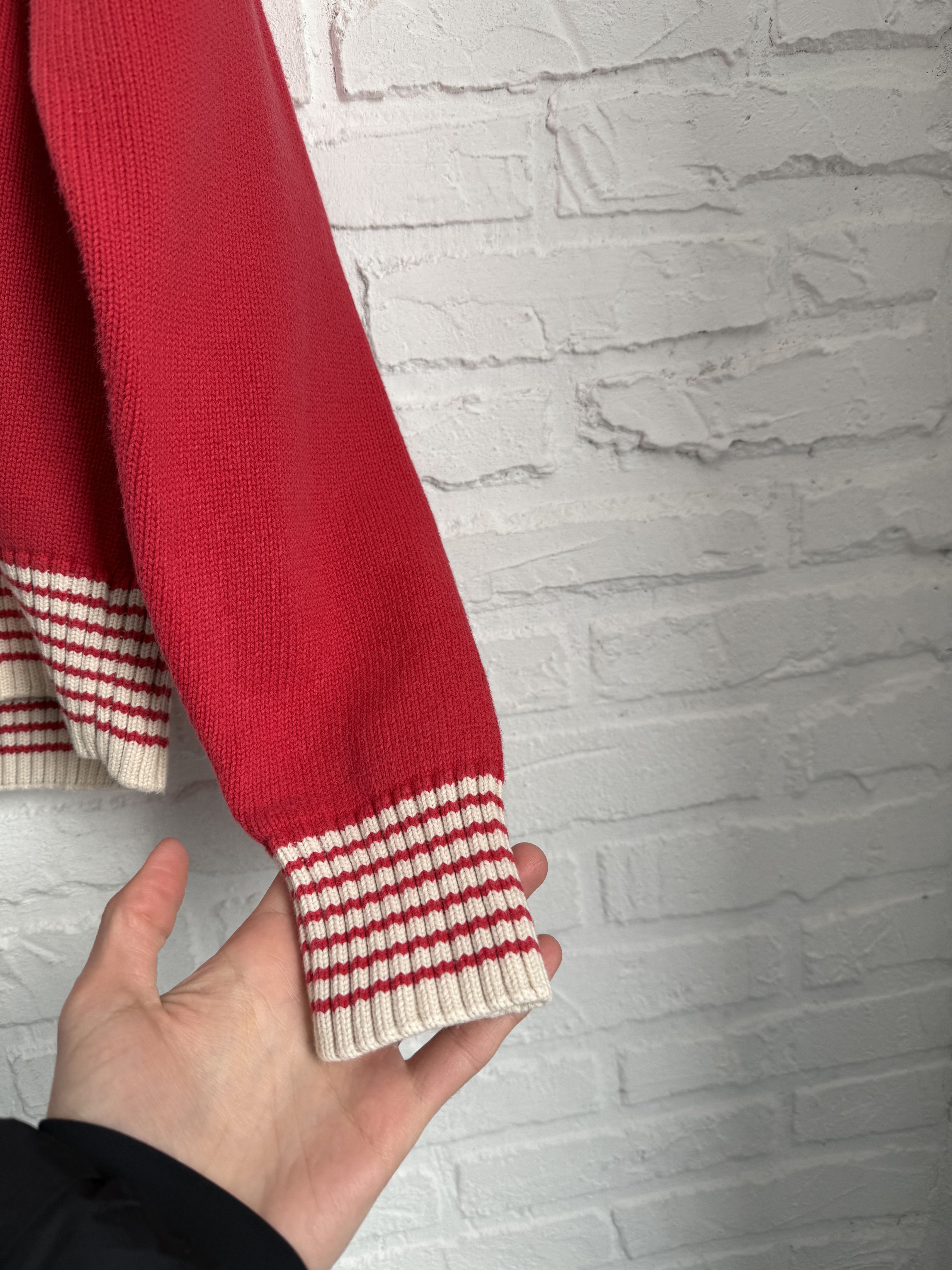 Other Y2K DATCH St. Moritz 1966 Zip Up Knit Sweater Olympic Games Size US S / EU 44-46 / 1 - 6 Thumbnail