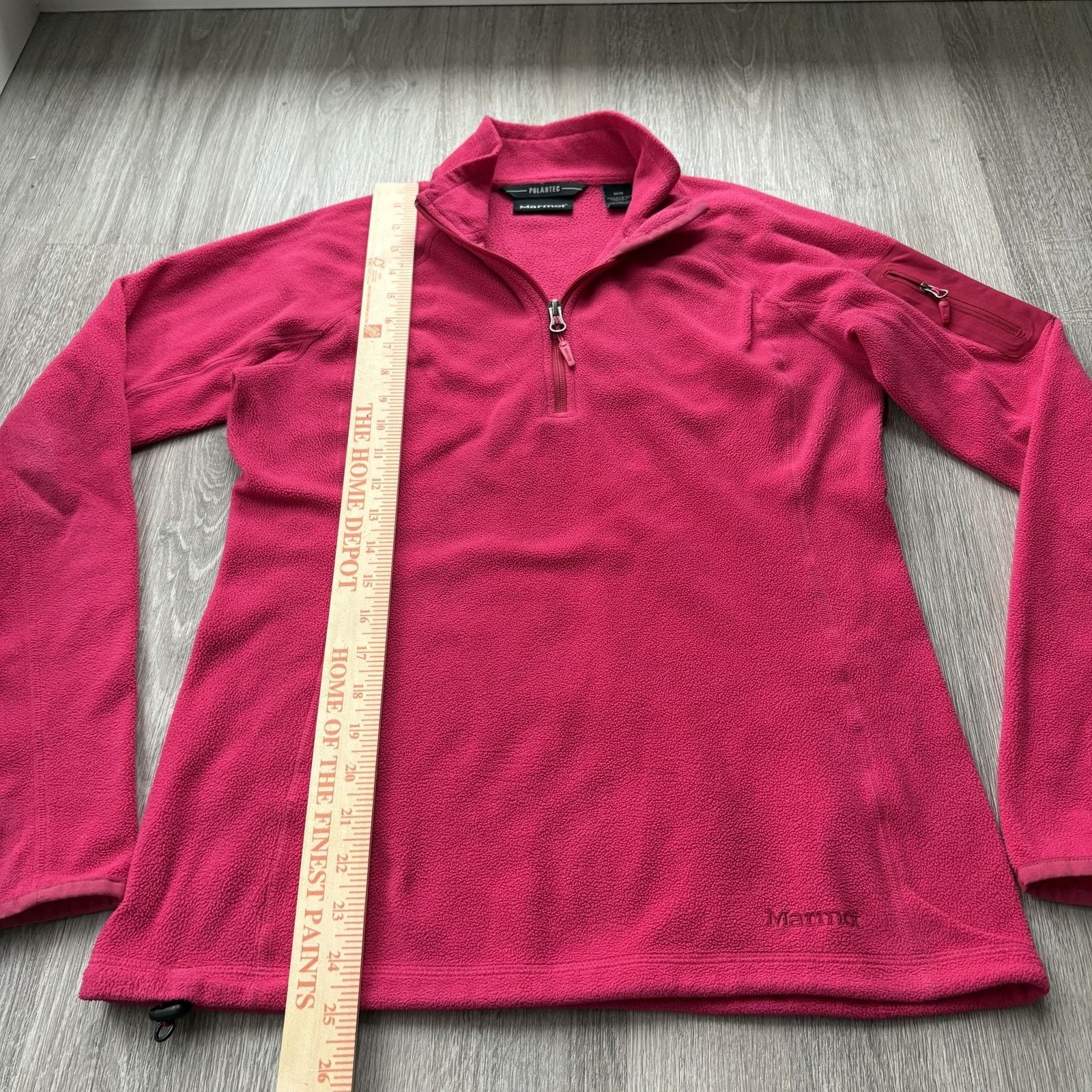 Marmot Marmot Women's 1/4 Zip Fleece Pullover Hiking Outdoor Pink M Size S / US 4 / IT 40 - 4 Thumbnail