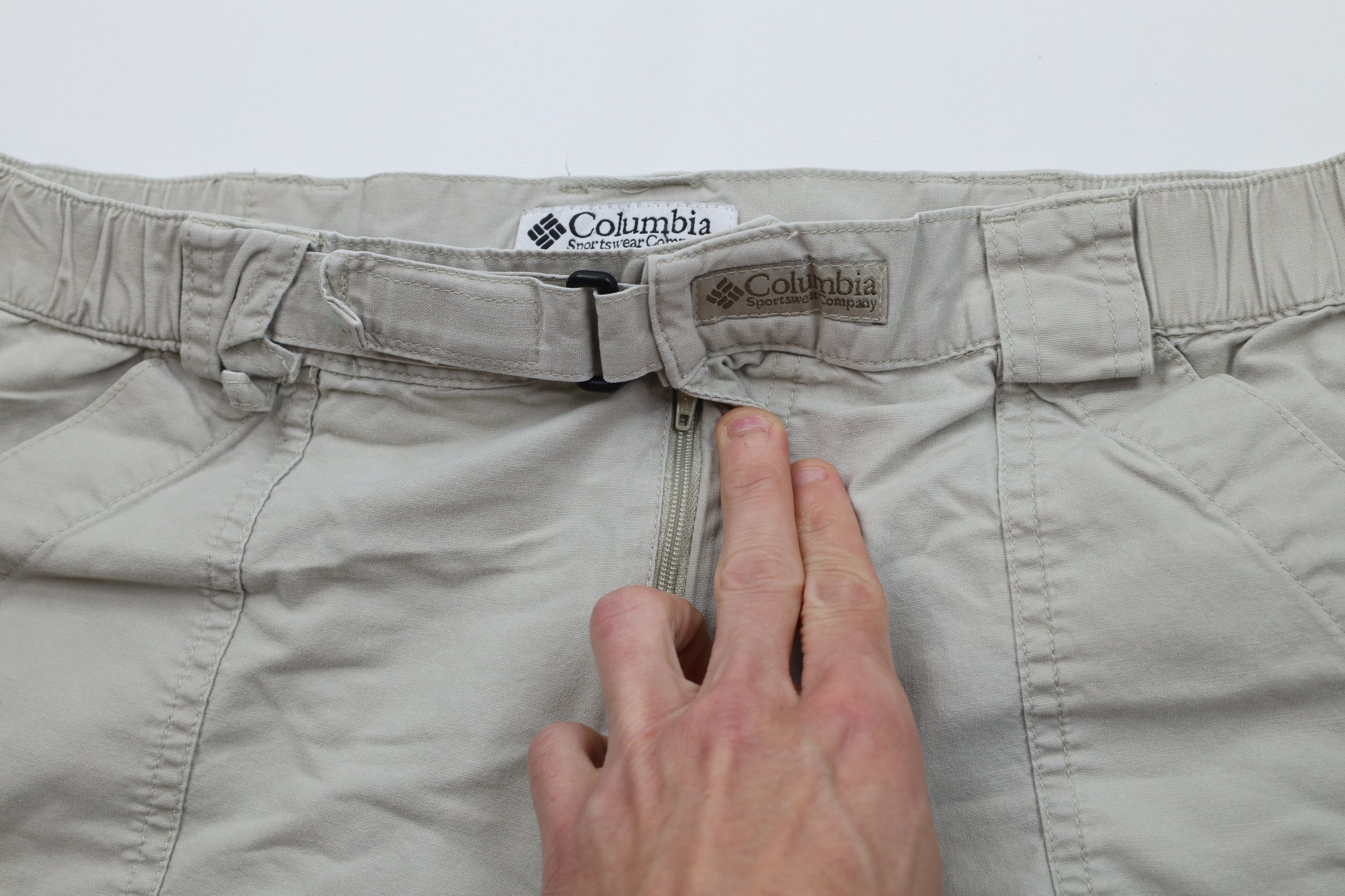 Columbia Vintage Columbia PFG Mesh Canvas Cargo Shorts Beige Cotton Size US 34 / EU 50 - 6 Thumbnail