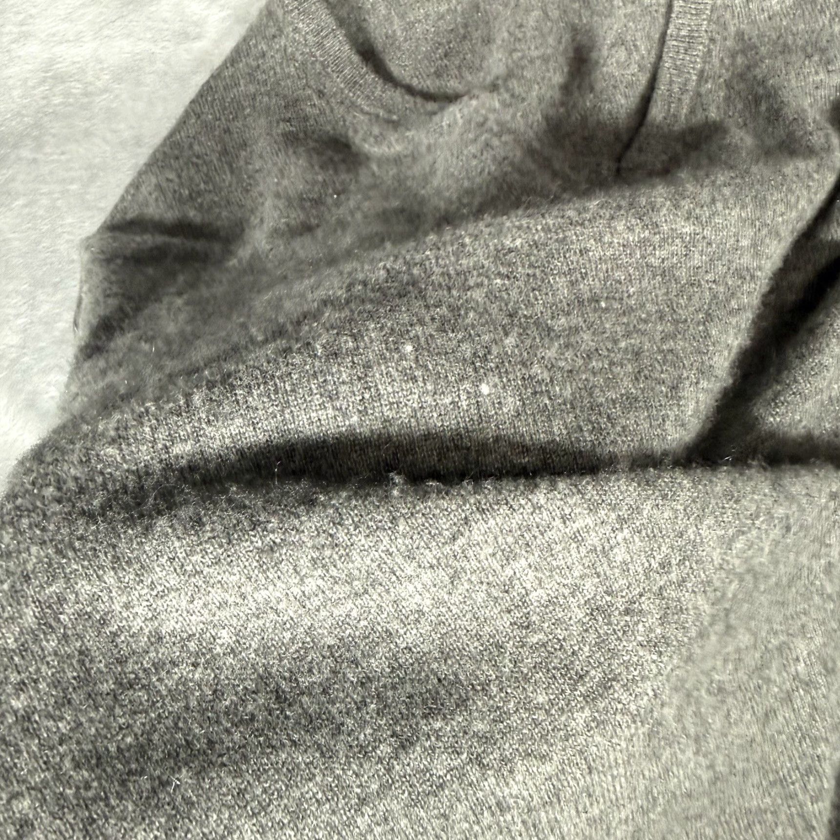 Nordstrom Nordstrom Italian Cashmere Sweater Mens 2XL V Neck Lightweight Preppy Knit Gray Size US XXL / EU 58 / 5 - 4 Thumbnail