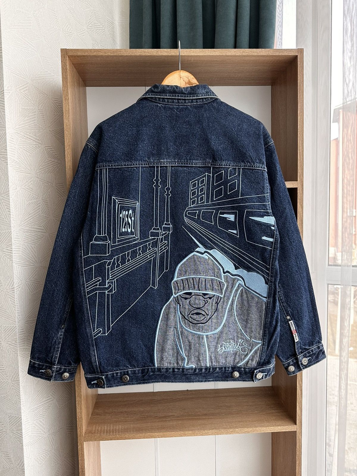 Vintage South Pole Big Logo Jnco Style Japanese Jeans Jacket