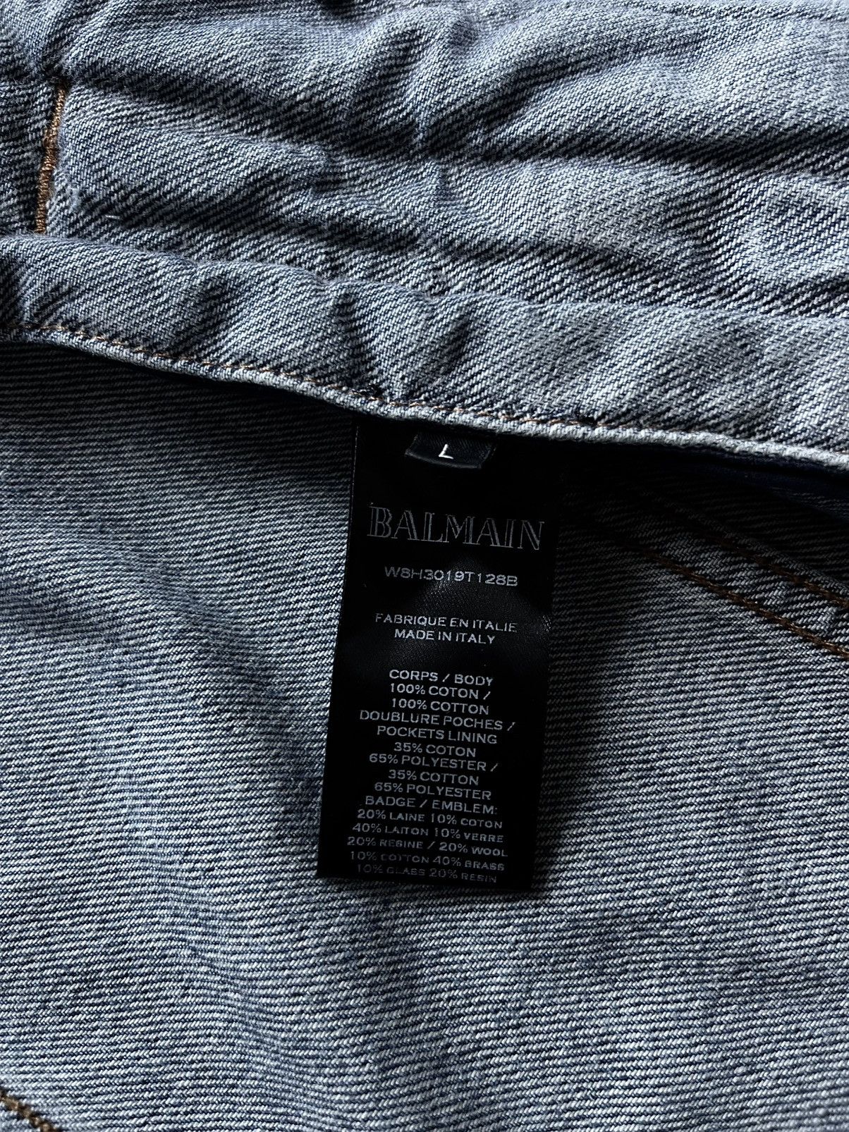 Balmain Balmain Destroyed Distressed Denim Jacket Size US M / EU 48-50 / 2 - 9 Thumbnail