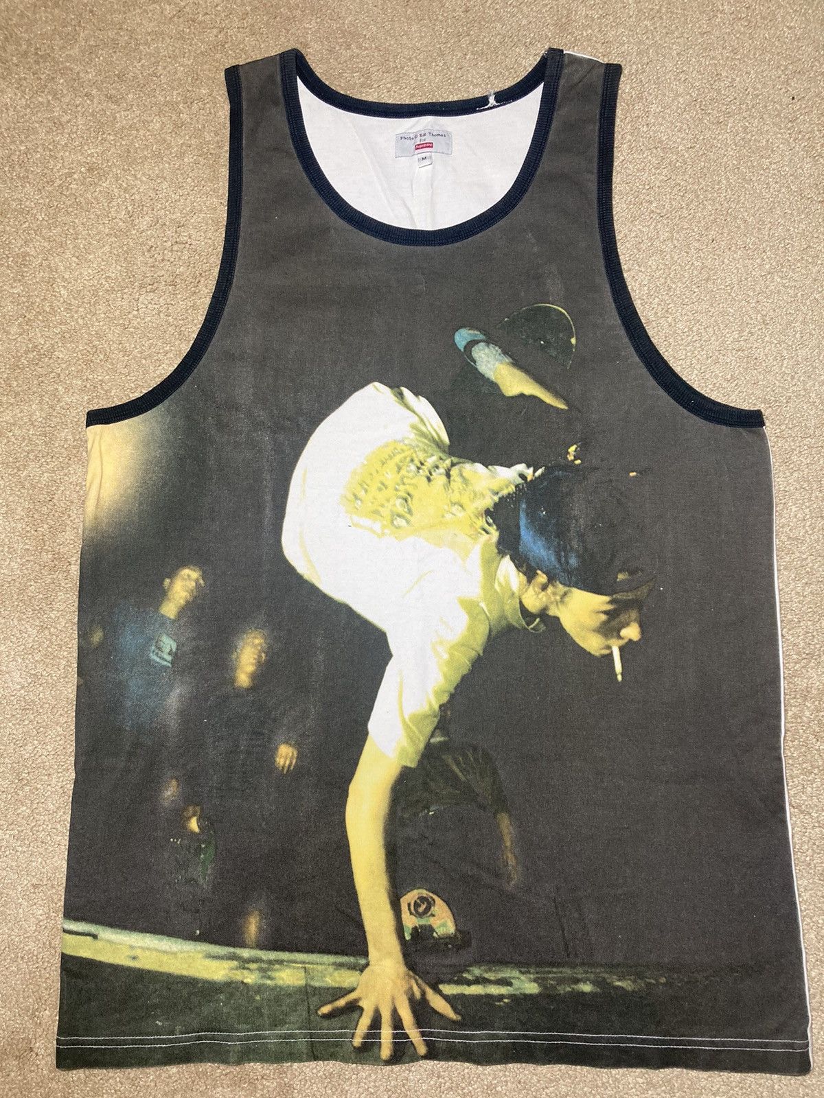 Supreme 2005 Supreme Bill Thomas Skater Photo Pic Tank Top Ride OG Size US M / EU 48-50 / 2 - 2 Thumbnail