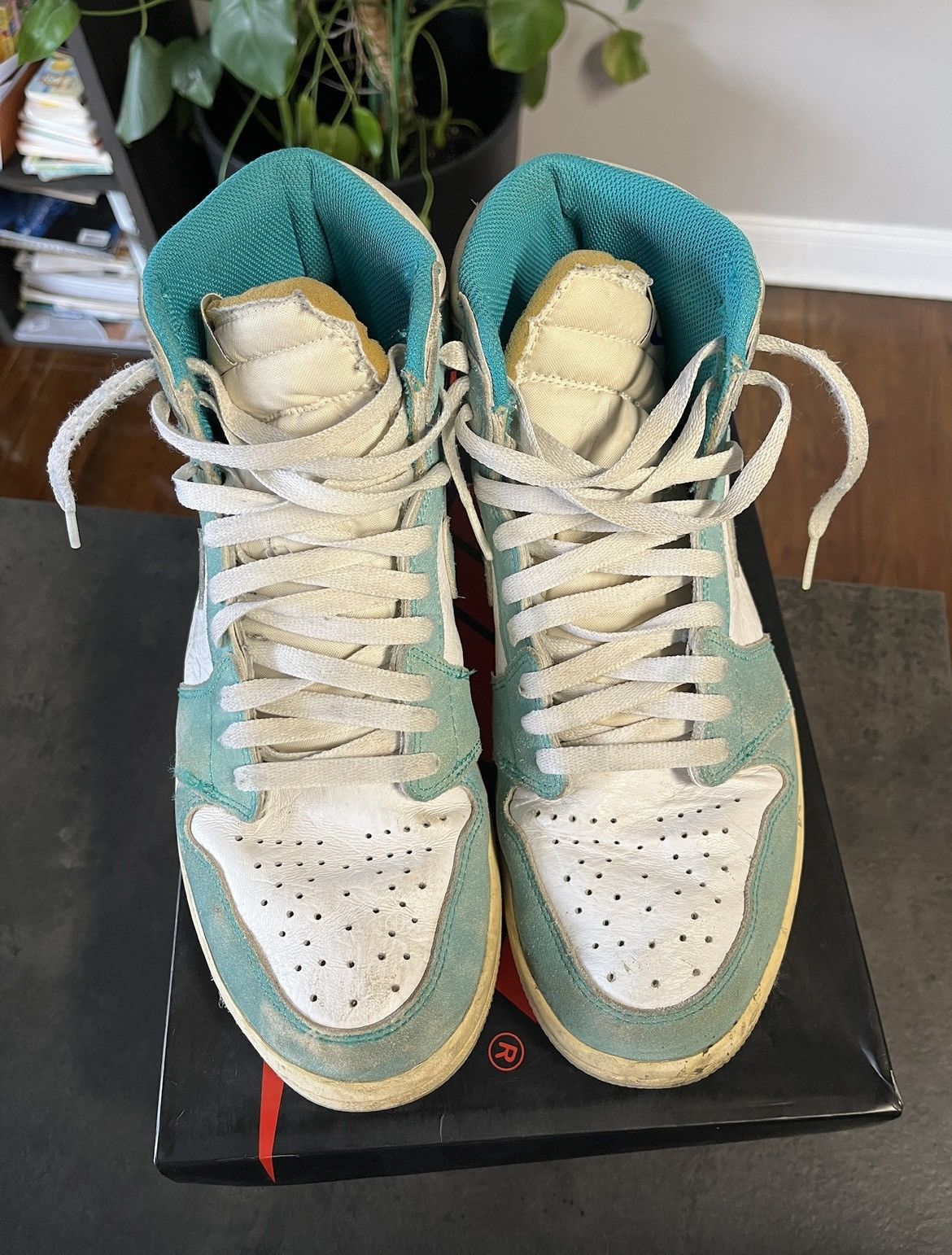 Jordan Brand Jordan 1 Hi Retro Turbo Green Size US 10.5 / EU 43-44 - 5 Thumbnail