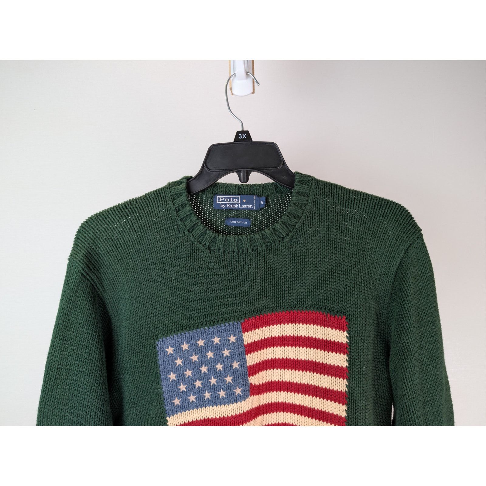 Ralph Lauren o1rshd1 CC20 flag intarsia knit sweater in Green Size US S / EU 44-46 / 1 - 3 Thumbnail