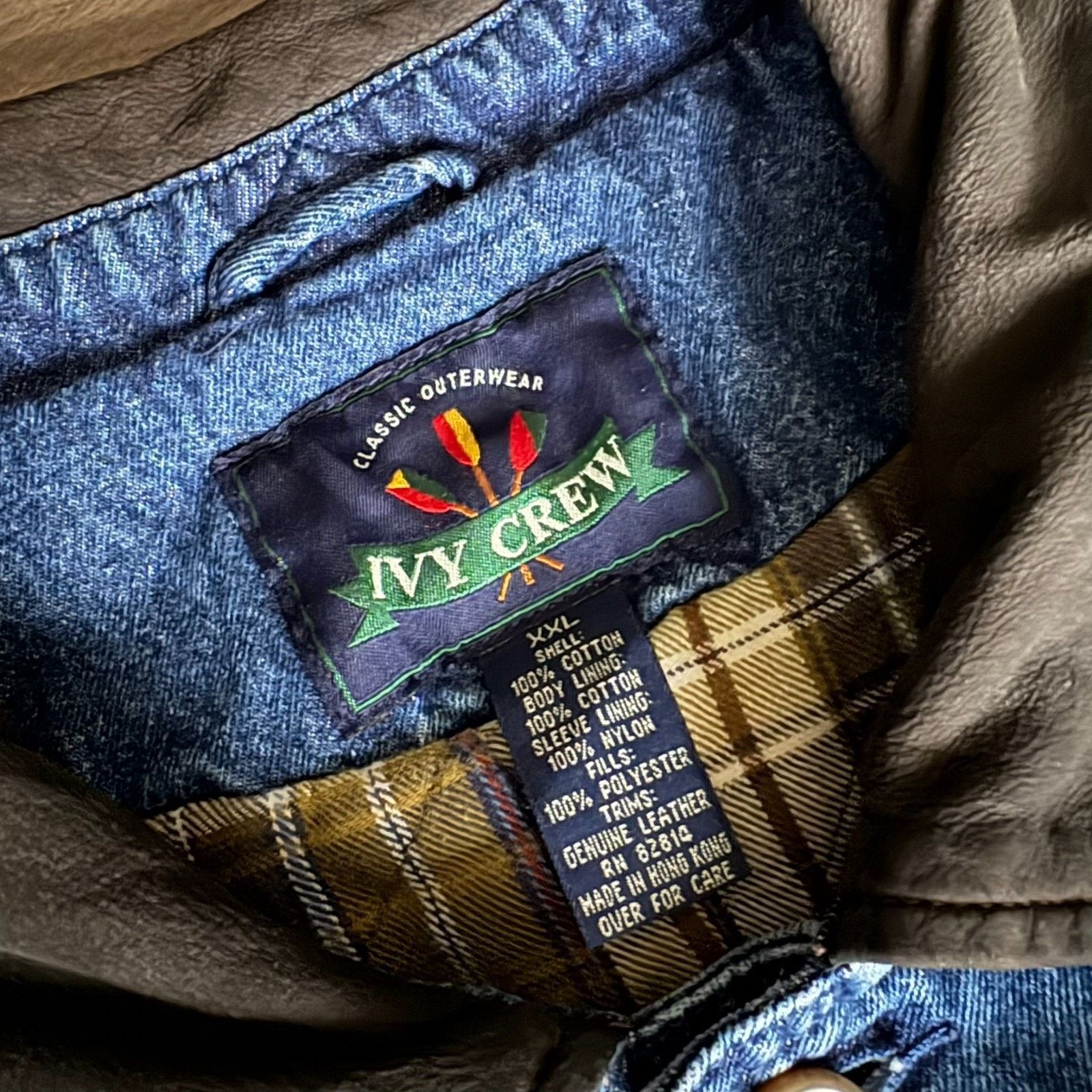 Ivy Crew × Vintage Vintage Denim Barn Chore Jacket Coat Men's Size 2XL Flannel Size US XXL / EU 58 / 5 - 3 Thumbnail