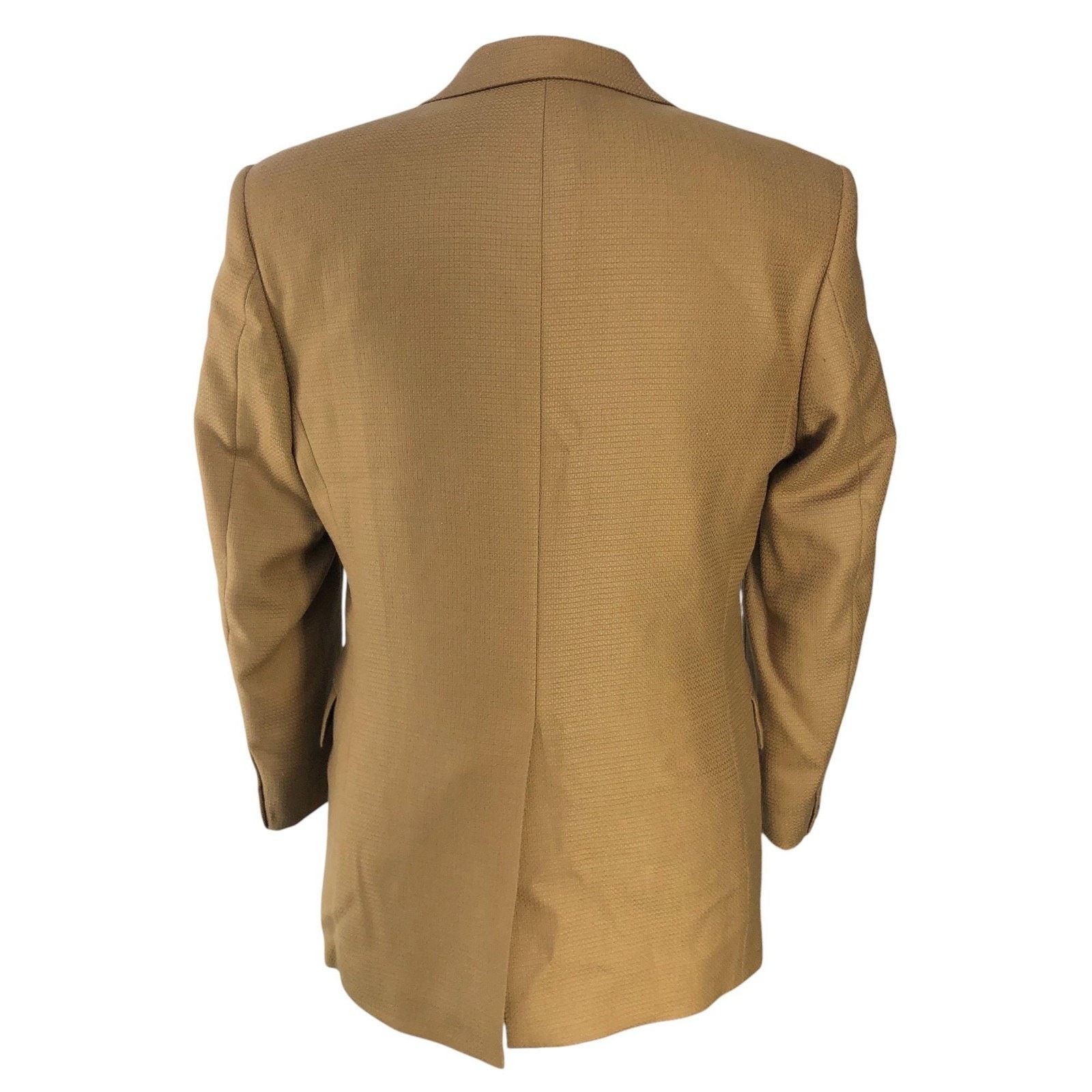 Daniel Hechter Daniel Hechter Blazer 40R Camel Wool Sport Coat Three Button Size 40R - 9 Thumbnail