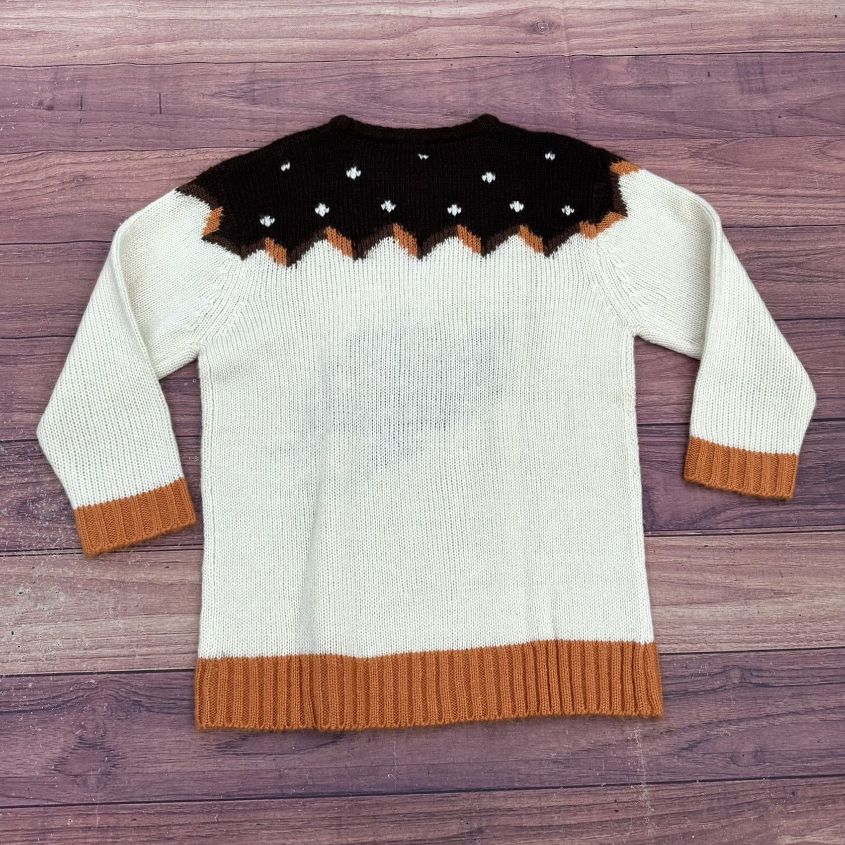 Enyce VINTAGE Enyce Ski Knit Sweater L Brown Mens Pullover Knit Heavyweight 90s Streetwear Urban NYC Size US L / EU 52-54 / 3 - 6 Thumbnail