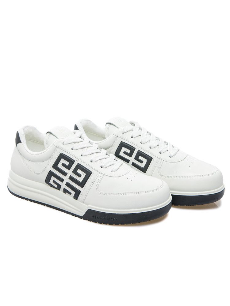 Givenchy o1srvl11e1224 Contrasting Logo Leather Sneakers in White Size US 9 / EU 42 - 2 Thumbnail