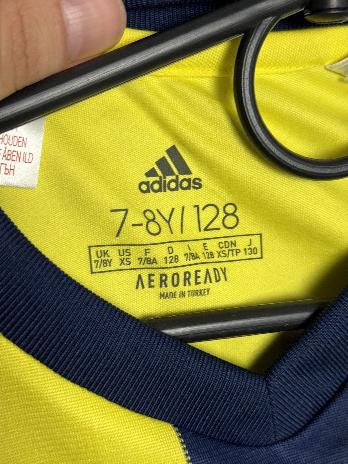 Adidas KIDS New Fenerbahce 20/21 Home Football Jersey T-Shirt Size US XS / EU 42 / 0 - 9 Thumbnail