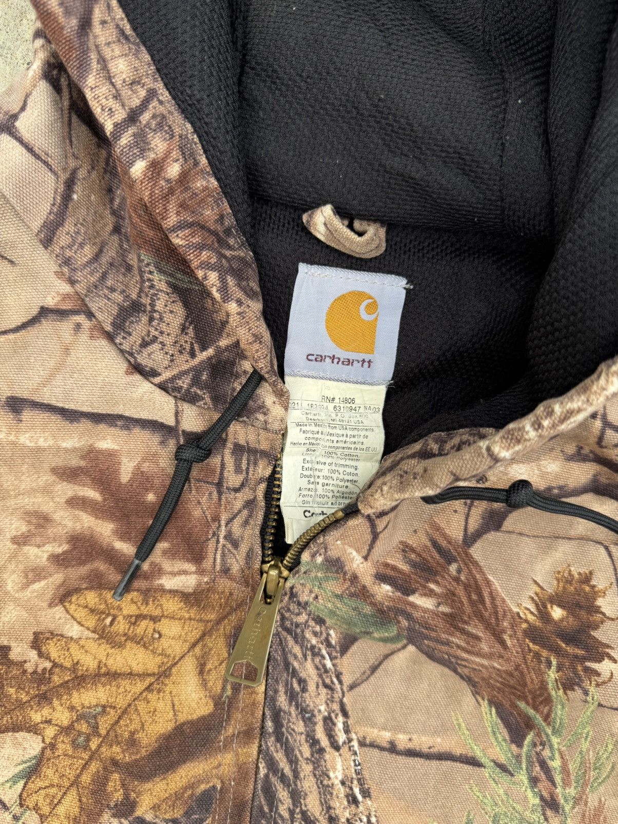 Carhartt CARHARTT X REALTREE ACTIVE HOODIE JACKET DETROIT VINTAGE Size US XL / EU 56 / 4 - 5 Thumbnail