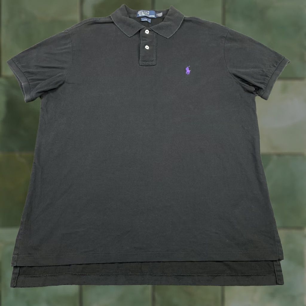 Polo Ralph Lauren Polo Ralph Lauren Polo Black Custom Fit Short Sleeve Embroidered Pony Shirt Mens Large Size US L / EU 52-54 / 3 - 1 Thumbnail