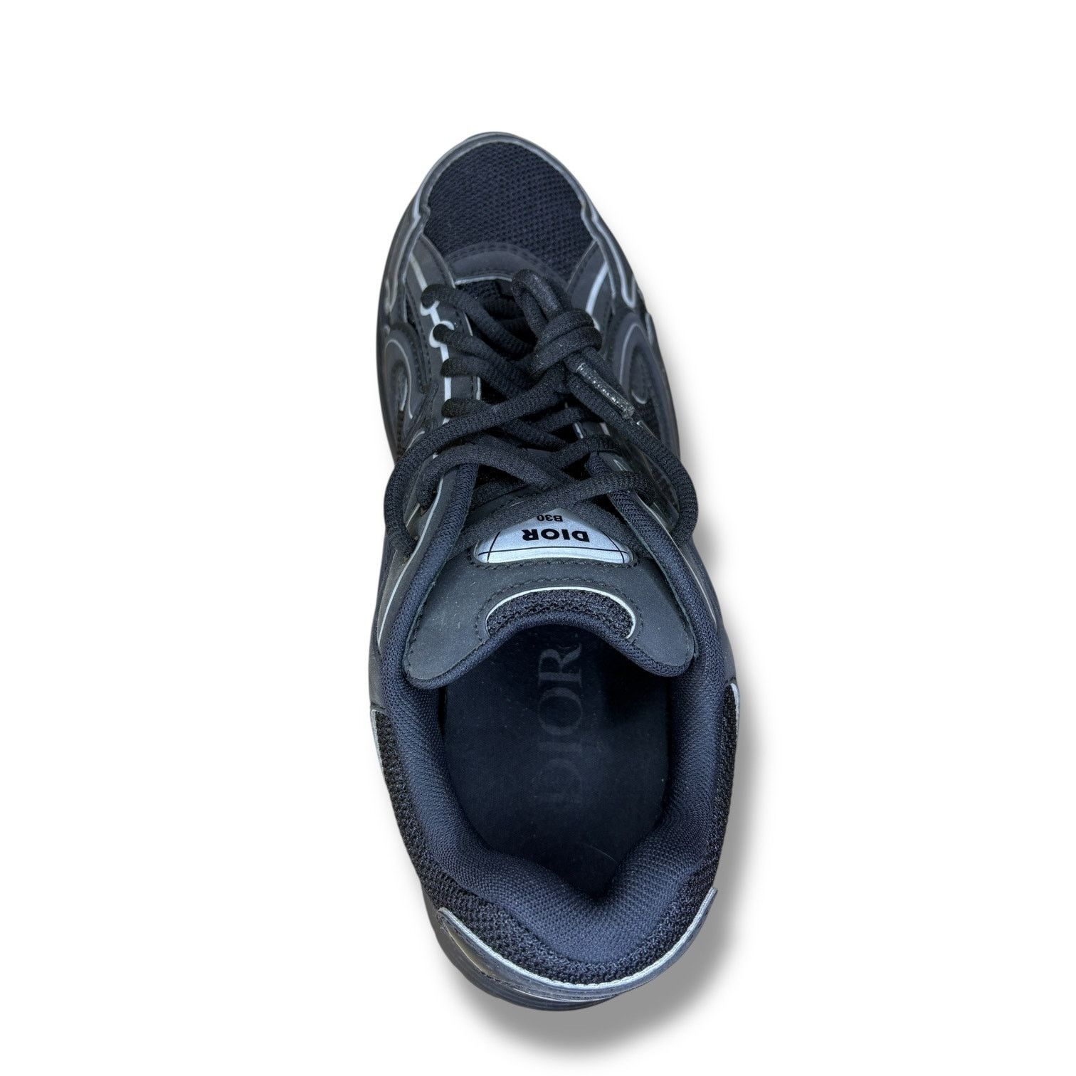 Dior Dior B30 Black Reflective Sneakers | Size 41 (8US) Size US 8 / EU 41 - 7 Thumbnail