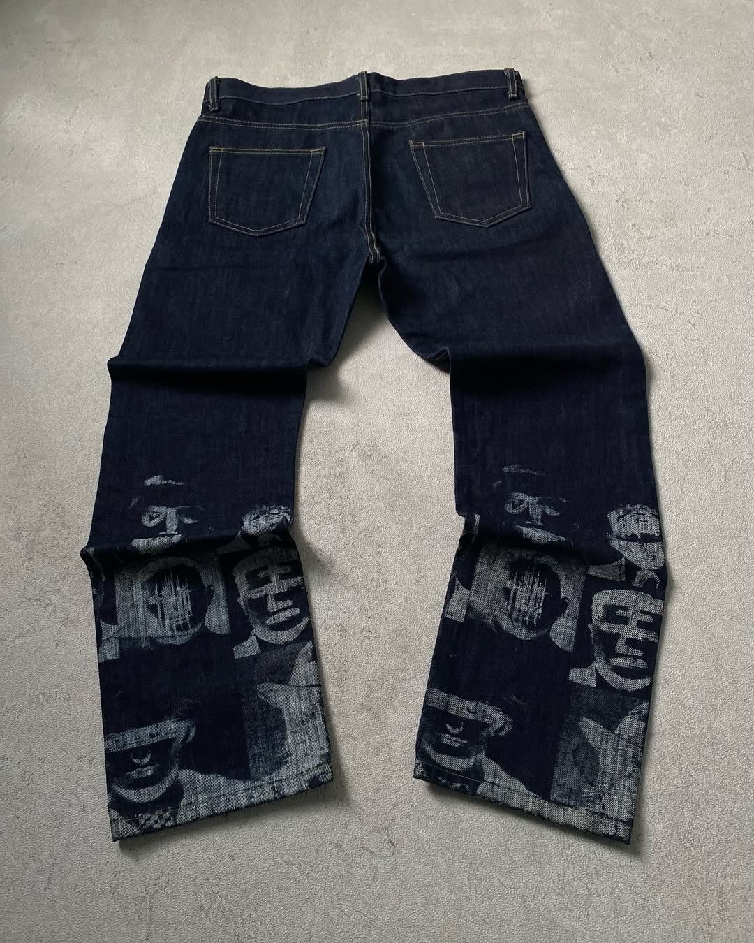 I Am Not A Human Being I Am Not Human Being Graphic Selvedge Pants Size US 32 / EU 48 - 5 Thumbnail