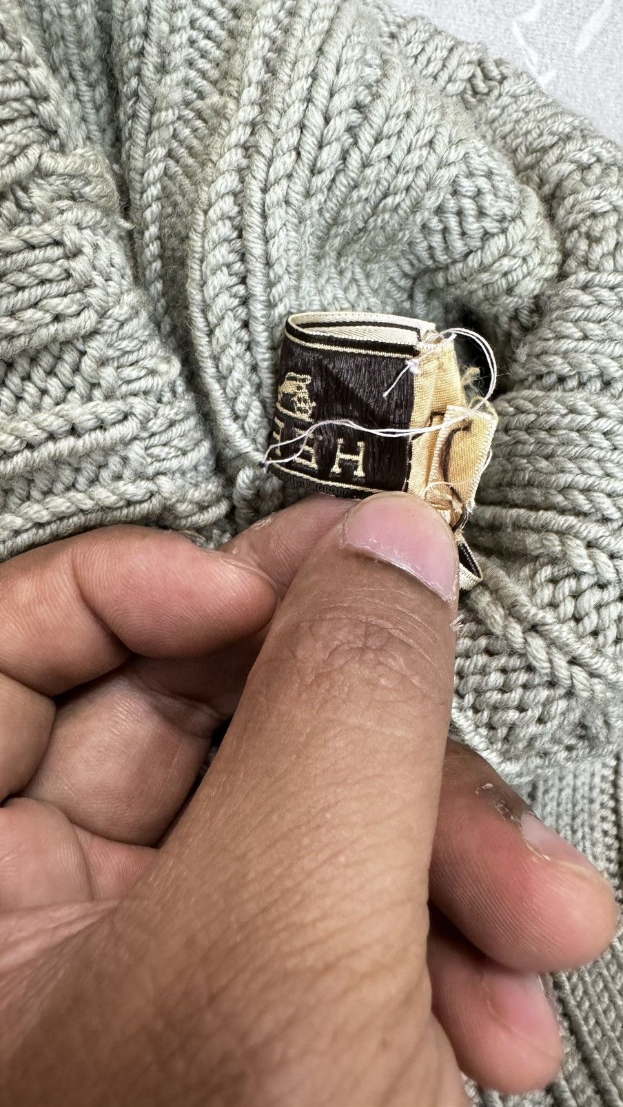 Hermes Hermes Sweater Turtleneck Cable Knitted Pullover Size US L / EU 52-54 / 3 - 15 Thumbnail
