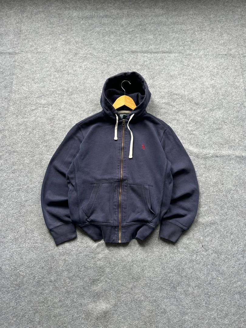 Polo Ralph Lauren VINTAGE POLO RALPH LAUREN ZIPPER HOODIE HEAVY WEIGHT Size US M / EU 48-50 / 2 - 1 Thumbnail