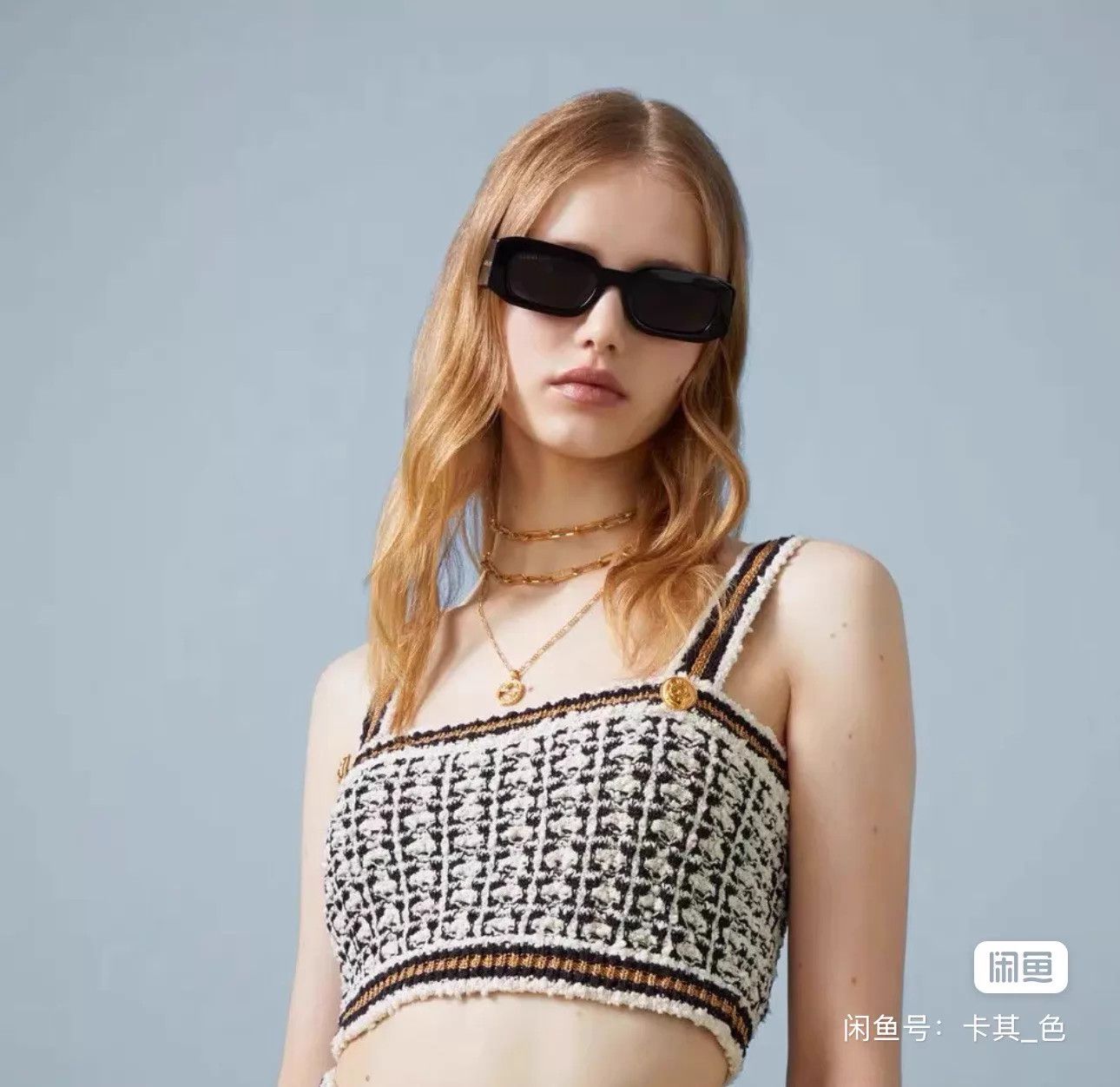 Gucci Gucci Woven Gold Buckle Women's Cami Top M New With Tags Size M / US 6-8 / IT 42-44 - 3 Thumbnail