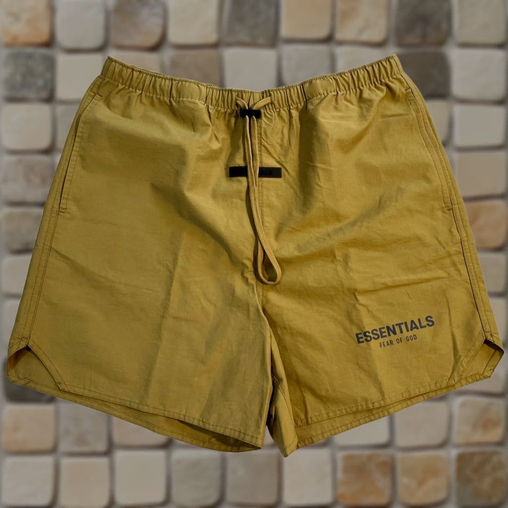 Fear of God Fear of God Essentials Men's Volleyball Shorts Amber S Size US 29 - 1 Thumbnail