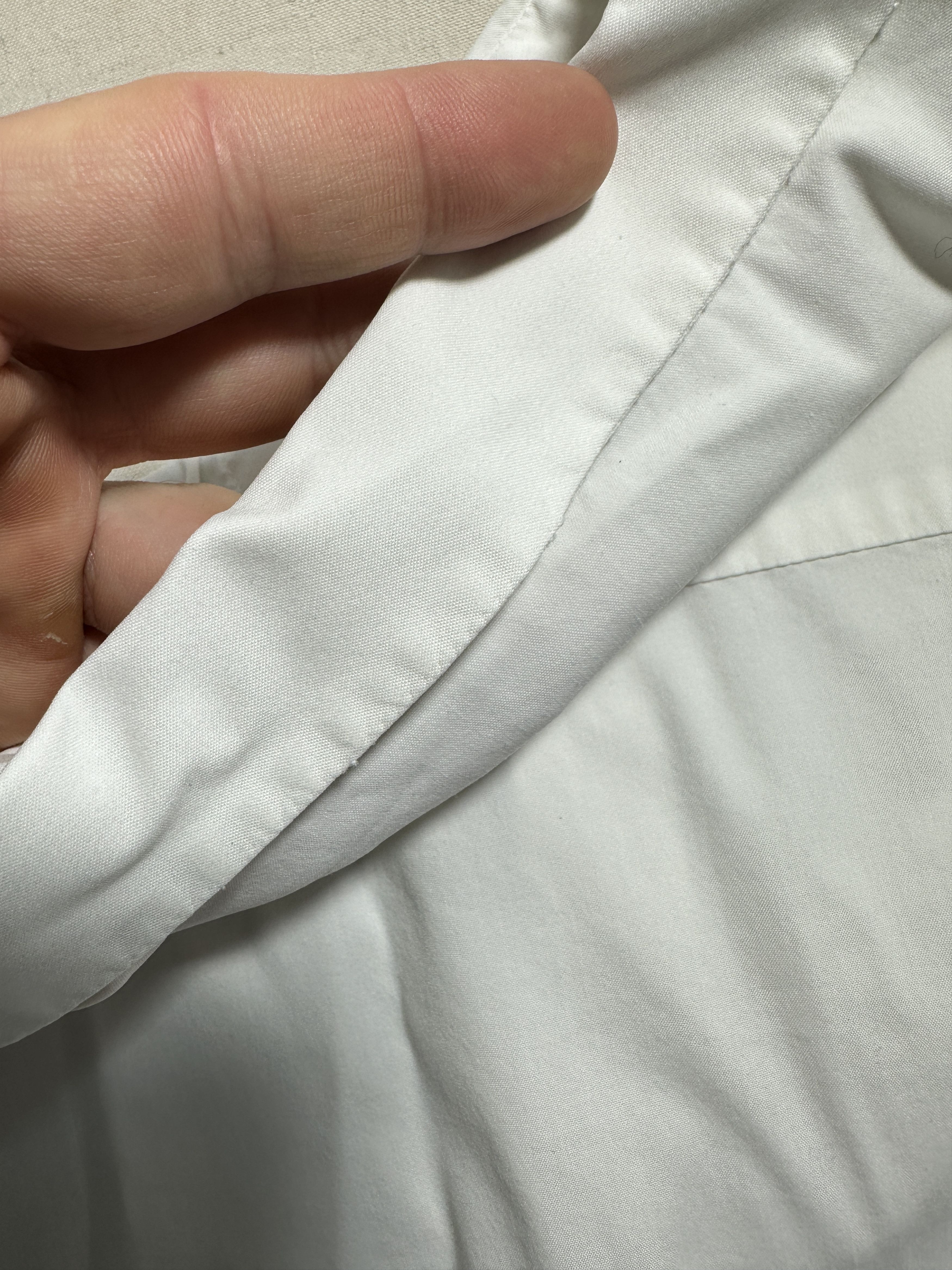 Brunello Cucinelli Brunello Cucinelli White Hidden Button Stretch Shirt Size M Size M / US 6-8 / IT 42-44 - 14 Thumbnail