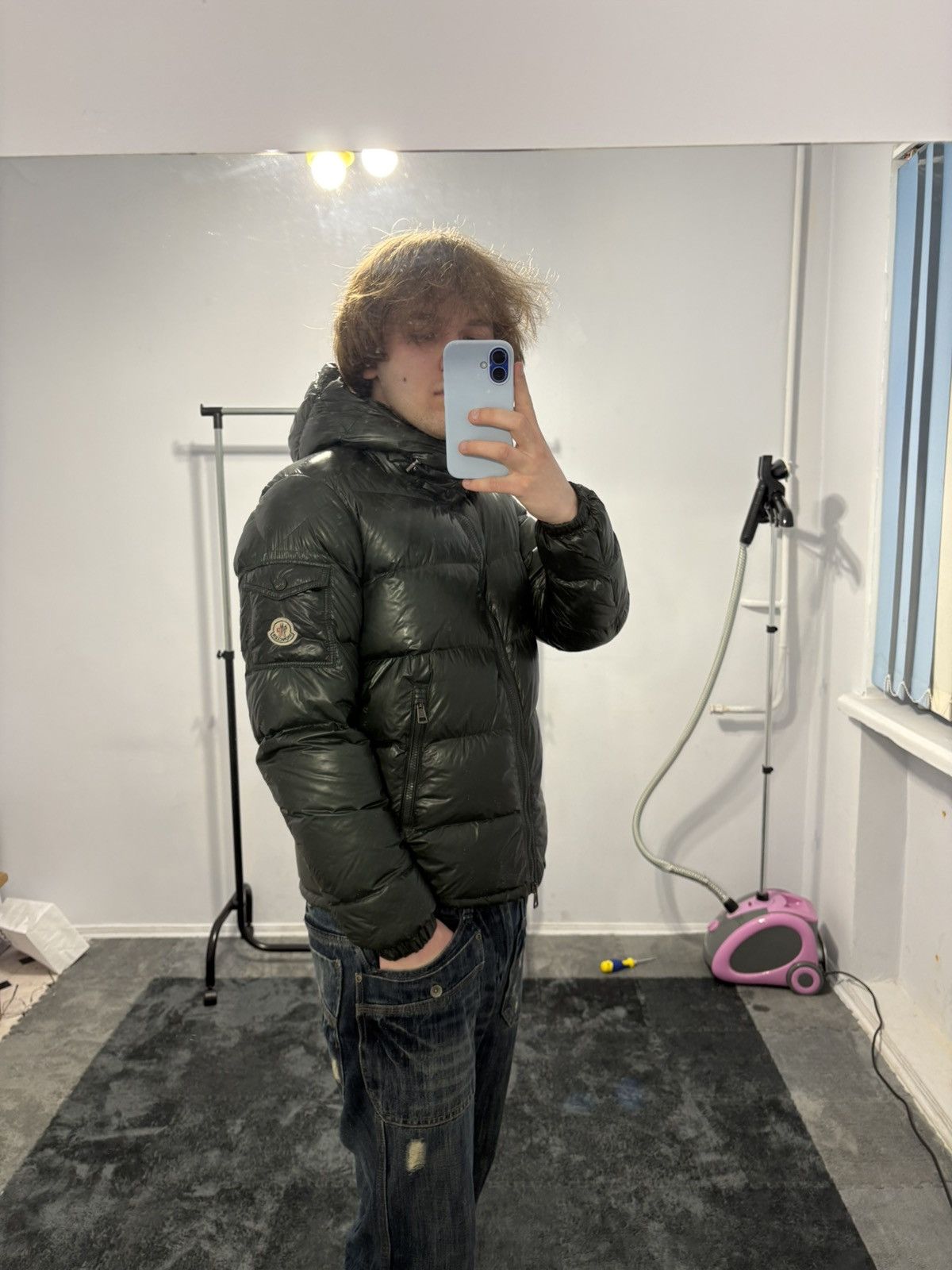 Moncler Moncler Zin Giubotto Down Jacket Rare Green Color Size US S / EU 44-46 / 1 - 4 Thumbnail