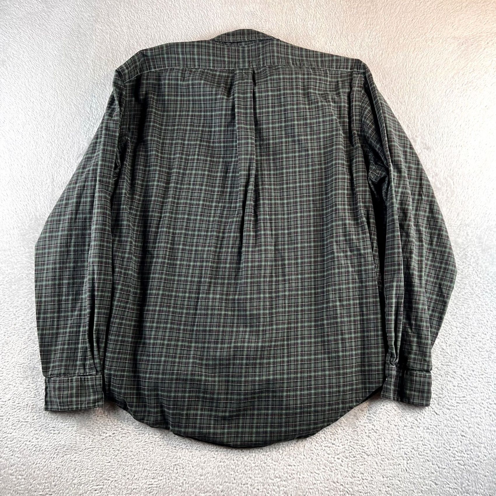 Polo Ralph Lauren Vintage Ralph Lauren Polo Plaid Shirt Men’s XL Green Button-Down LS Preppy Size US XL / EU 56 / 4 - 2 Thumbnail