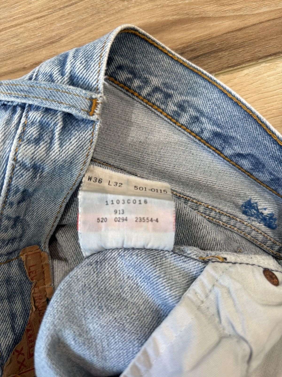 Levi's Levis 501 Made in USA Vintage 34x32 Size US 34 / EU 50 - 7 Thumbnail