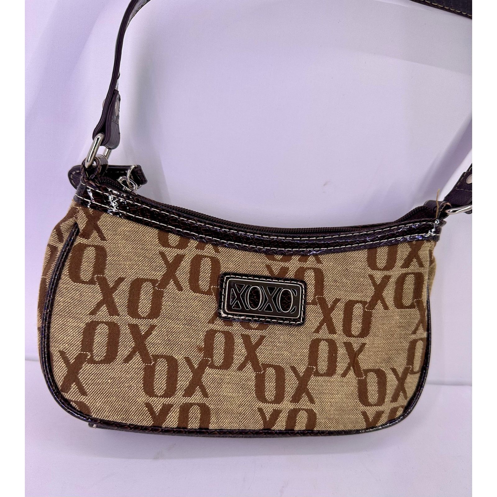 XOXO XOXO Vintage Y2K Faux Leather Trim Shoulder Mini Handbag Size ONE SIZE - 2 Thumbnail