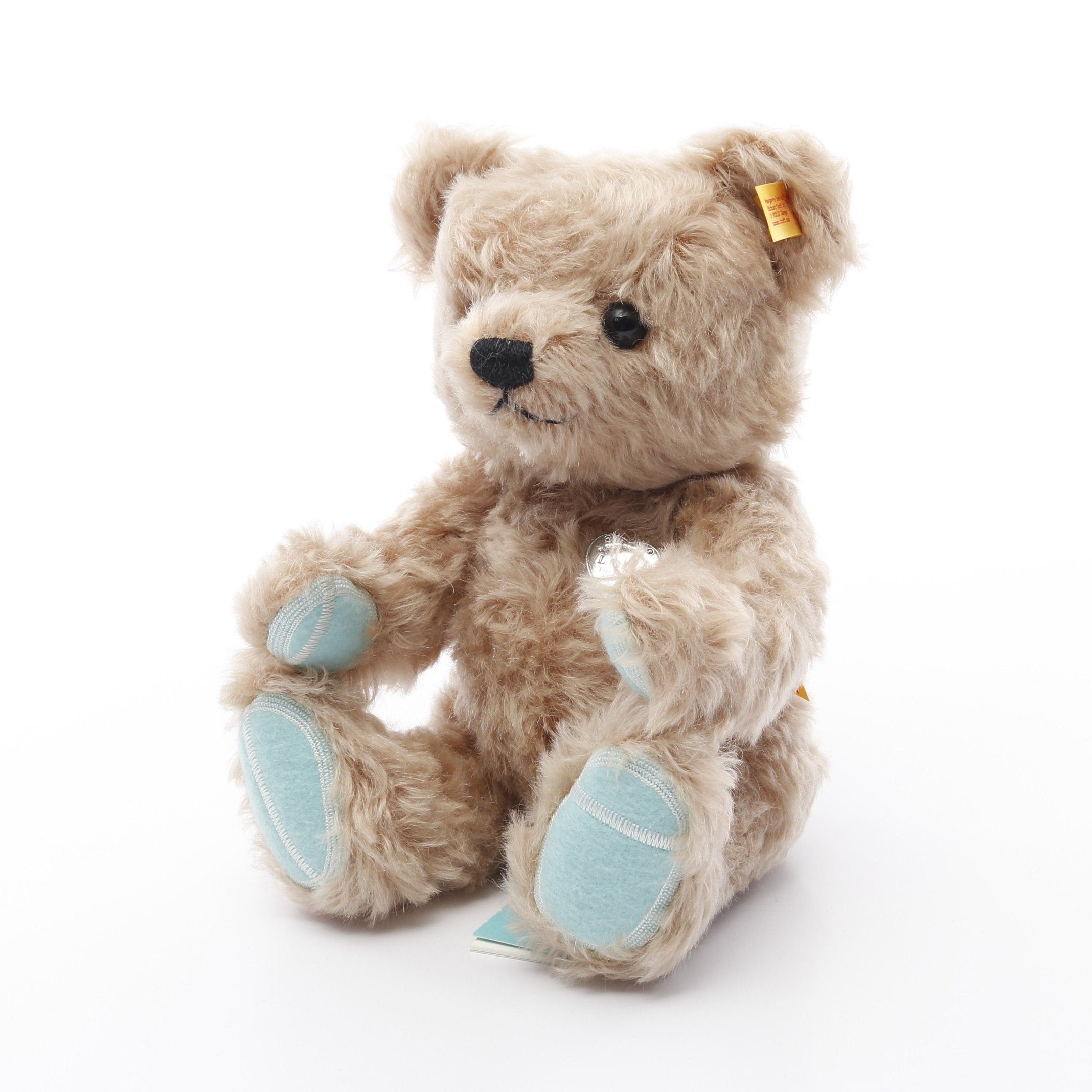 Tiffany & Co. Tiffany Co Tiffany&Co * Steiff Classic Teddy Bear Interior Mohair Cotton Brown Turquoise Blue Size ONE SIZE - 1 Thumbnail