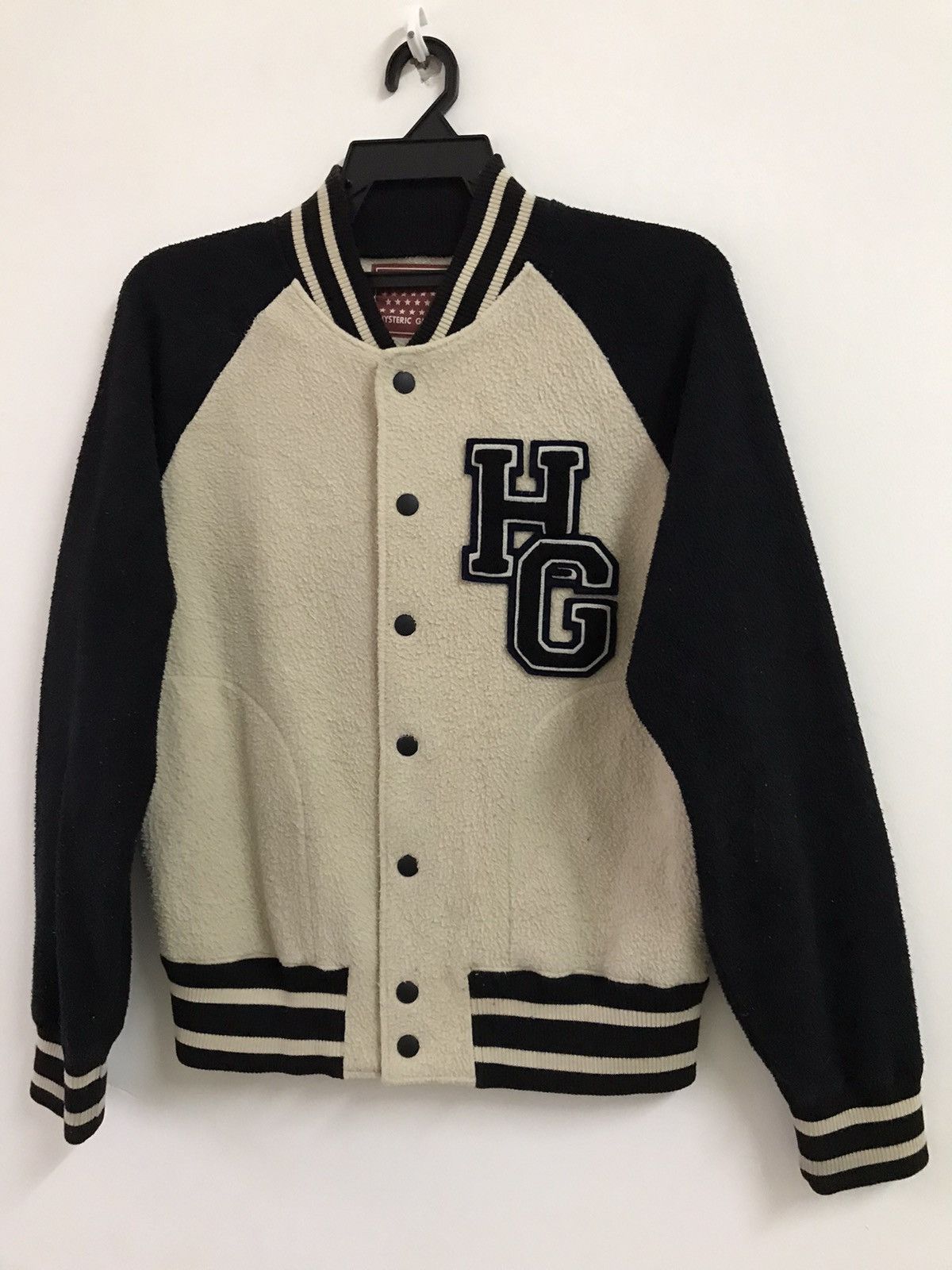 Hysteric Glamour Hysteric Glamour fleece Varsity Jacket Size US S / EU 44-46 / 1 - 3 Thumbnail