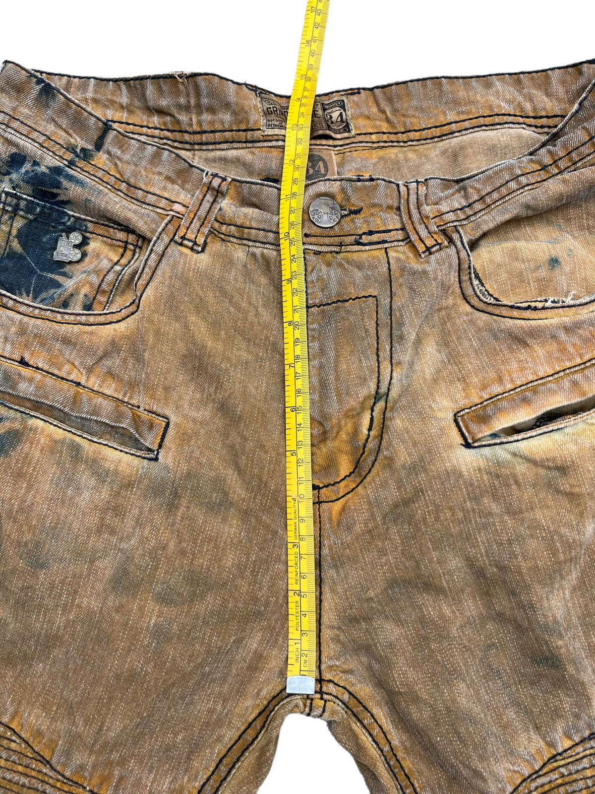 Japanese Brand Grino House Distressed Elastic Pants 34x33 Size US 35 - 12 Thumbnail