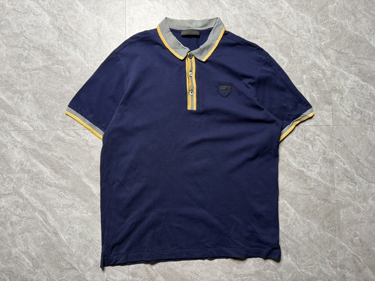 Prada Prada S/S 21 Pique Polo Shirt Size US M / EU 48-50 / 2 - 2 Thumbnail