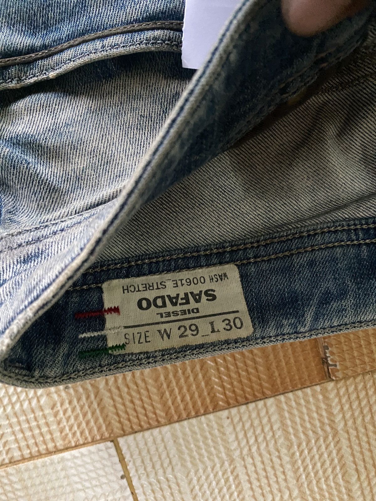 Diesel × If Six Was Nine Vintage diesel safado W29 L30 denim Size US 29 - 7 Thumbnail