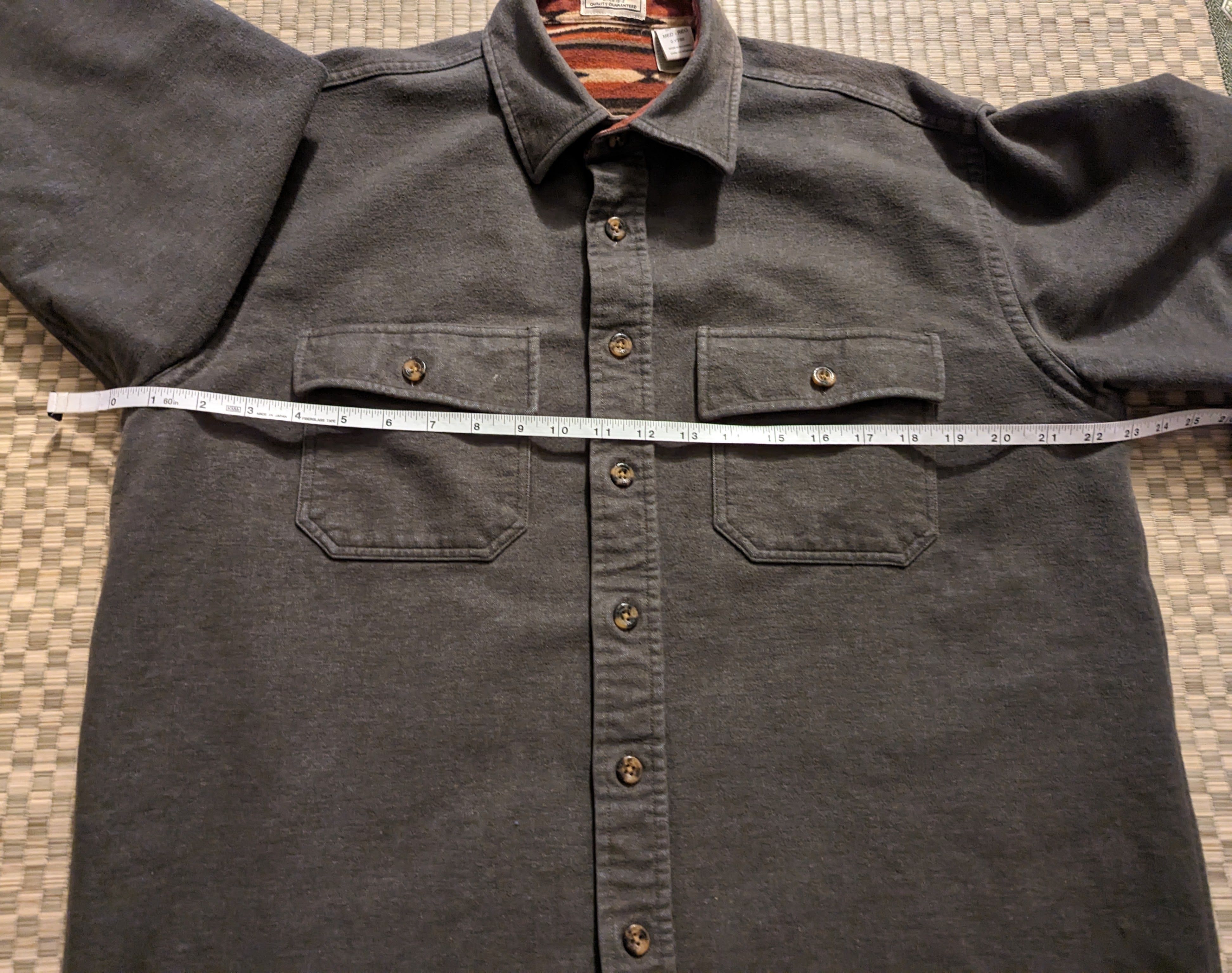 L.L. Bean L.L. Bean Aztec Flannel Lined Shirt Jacket Made in Bulgaria Size US M / EU 48-50 / 2 - 4 Thumbnail