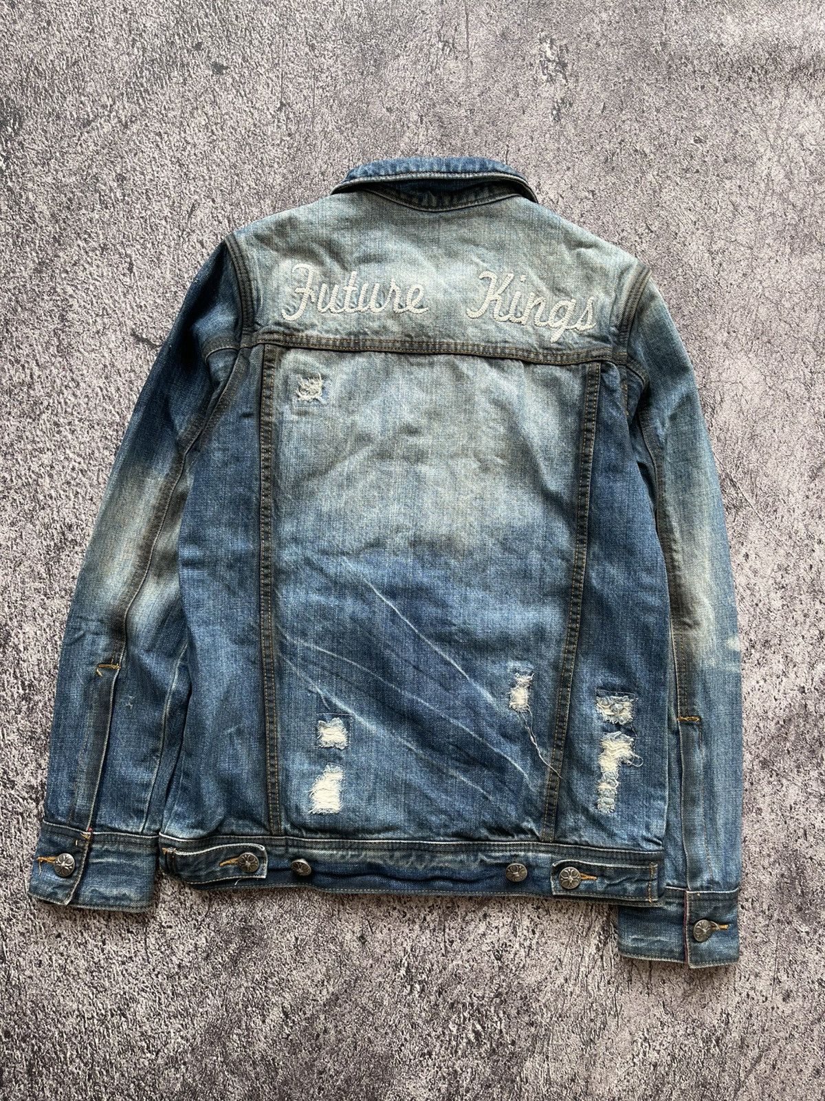 In The Attic Intheattic double layer poem denim jacket Size US M / EU 48-50 / 2 - 12 Thumbnail