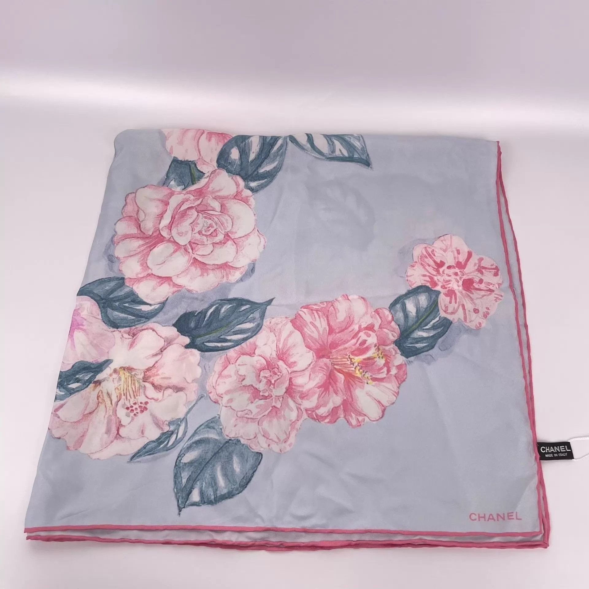 Chanel CHANEL silk scarf 260124TMJAB01 Size ONE SIZE - 1 Thumbnail