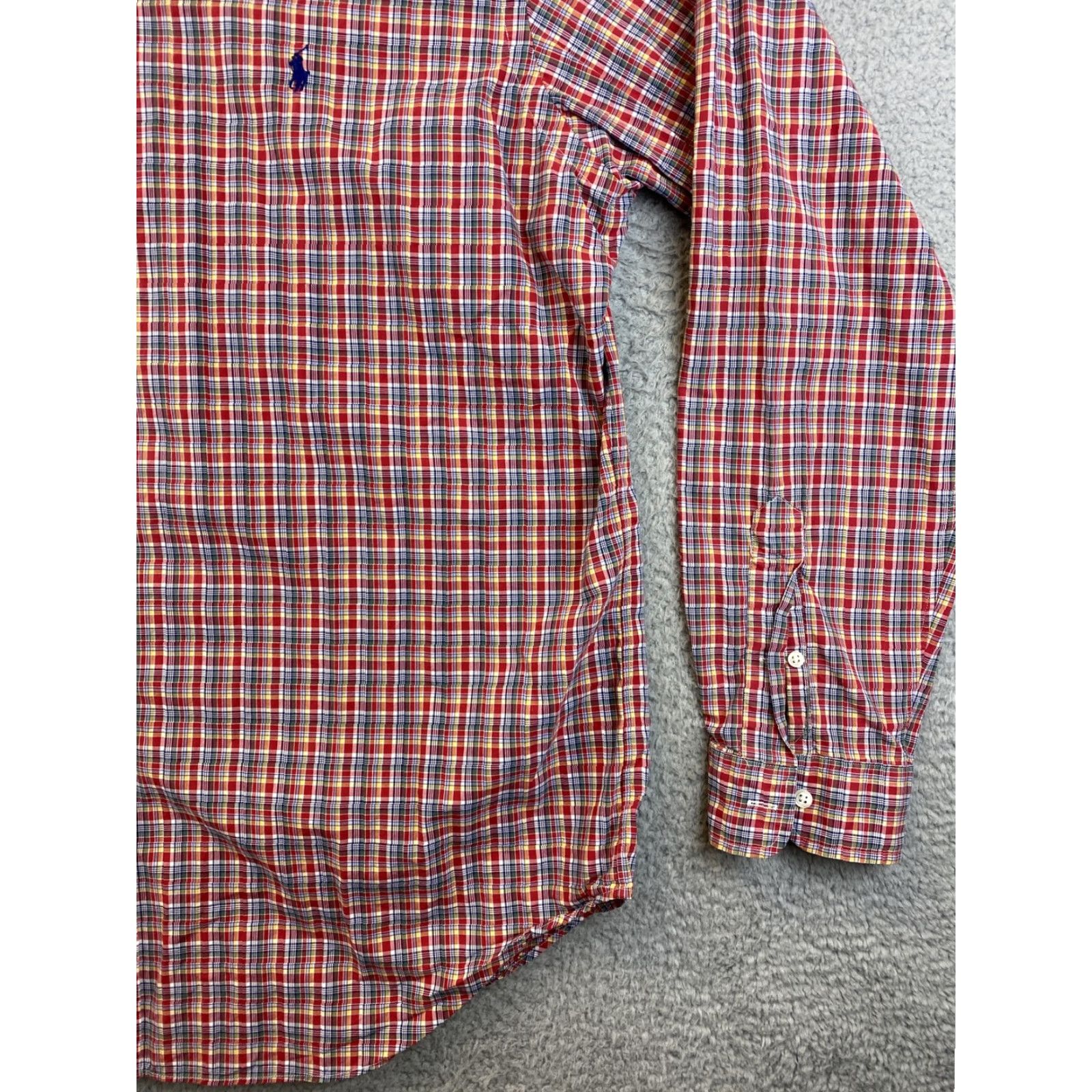 Ralph Lauren VTG Ralph Lauren Button-Up Shirt Multicolor Plaid Men 2XL /24-46 Autumn Casual Classic Fit Long Sleeve Mens Size US XXL / EU 58 / 5 - 2 Thumbnail