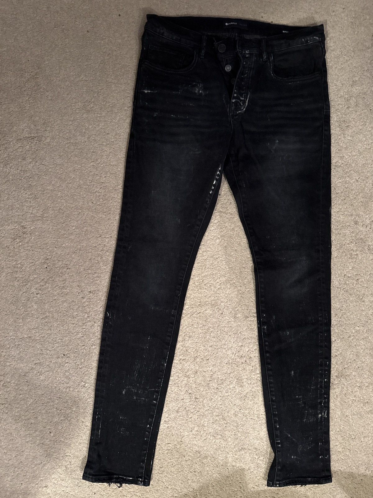 Purple Black with Silver accents P001 size 32