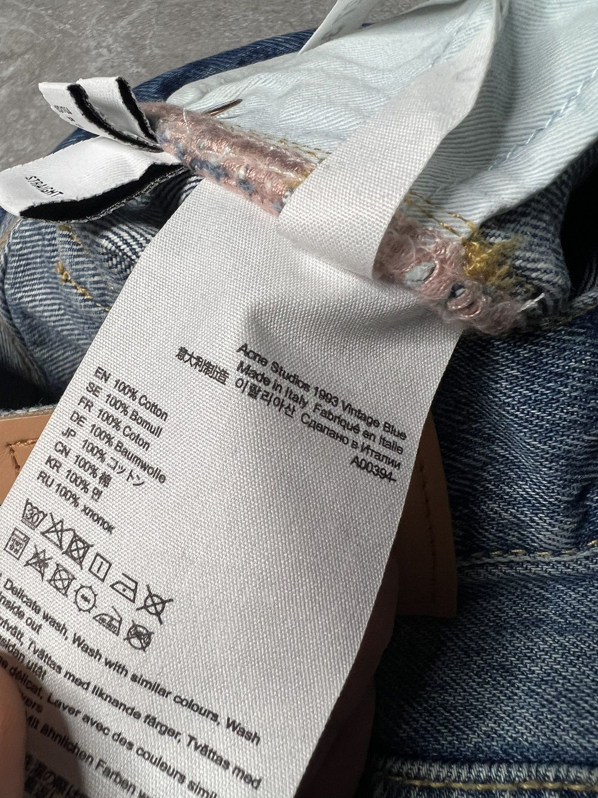 Acne Studios Acne Studios Relaxed Fit Jeans-1993-Mid Blue Size 27" / US 4 / IT 40 - 12 Thumbnail