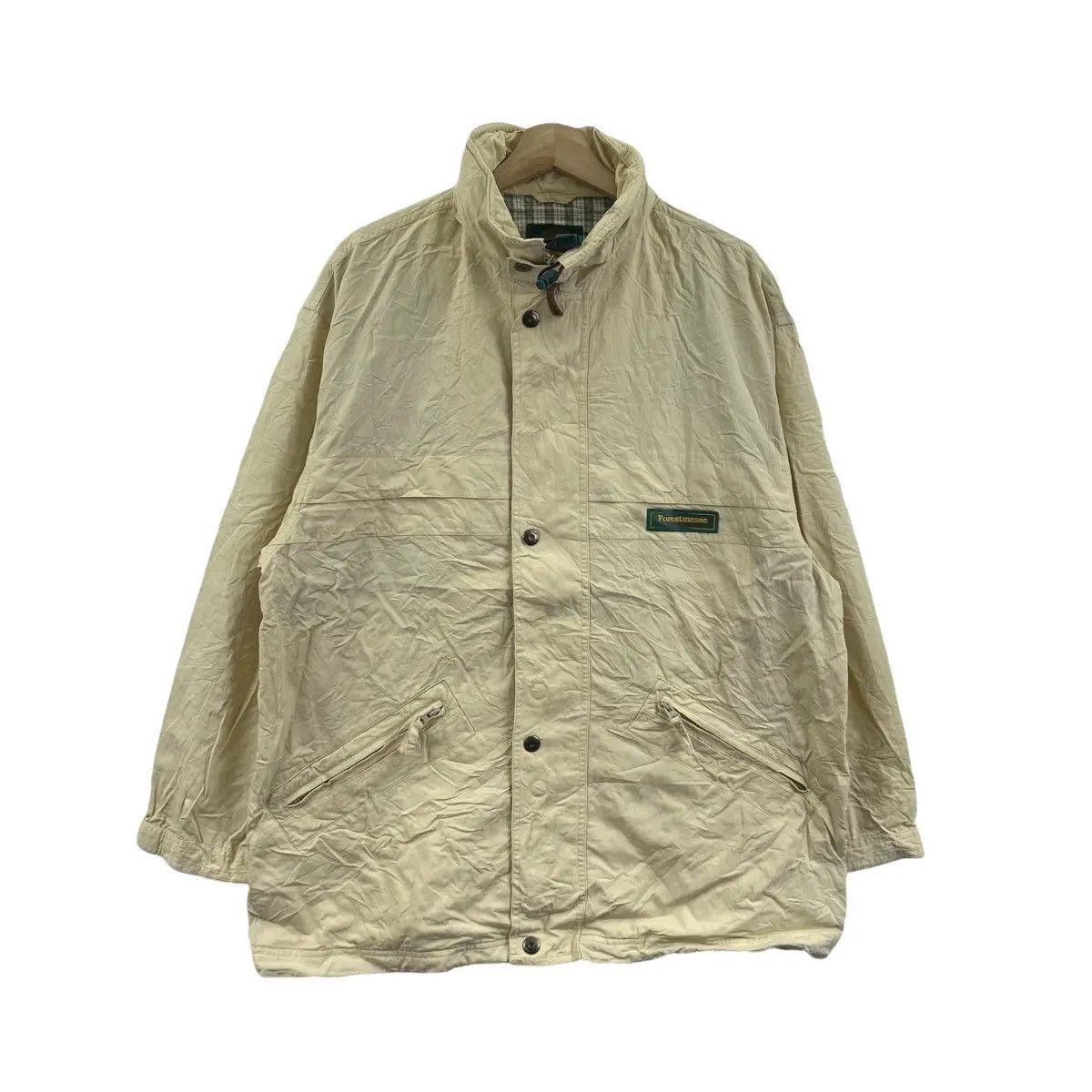 Vintage Vtg 90’ FORESTMESSE NATIVE SCENE Minimalist Jacket Parka Size US XL / EU 56 / 4 - 1 Thumbnail