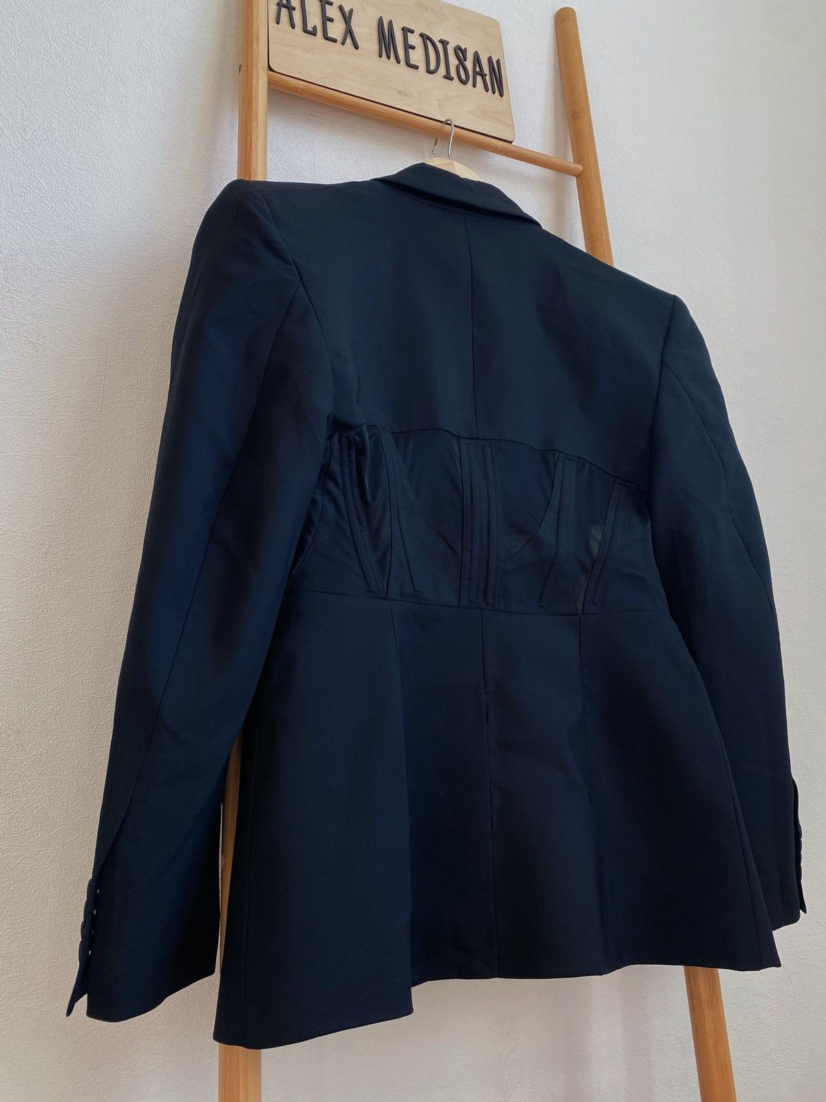 Mugler Mugler x H&M Corset Style Wool Blazer Size M / US 6-8 / IT 42-44 - 25 Thumbnail