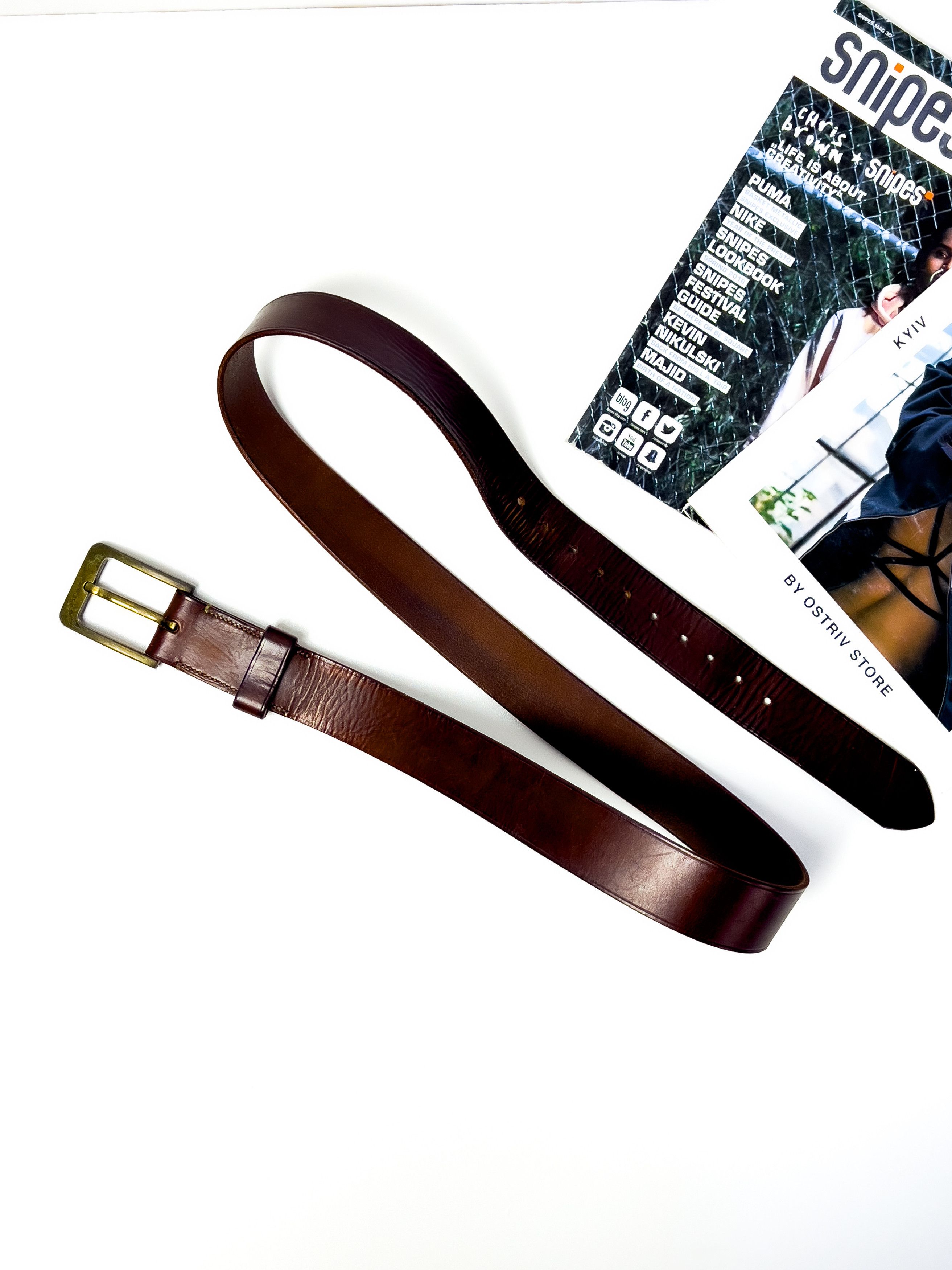 Vintage Leather Vintage Belt Size ONE SIZE - 1 Thumbnail