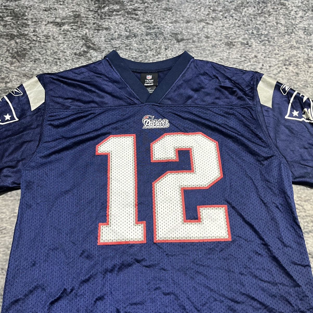 NFL Tom Brady #12 New England Patriots Jersey Reebok Home Medium Size US M / EU 48-50 / 2 - 5 Thumbnail